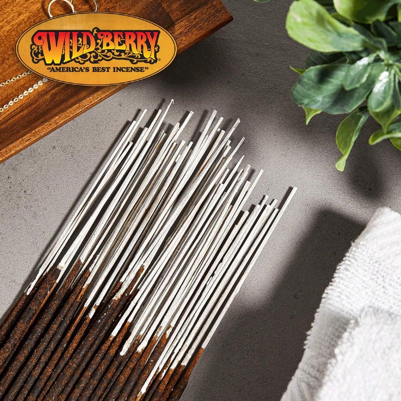 Wild Berry Incense Sticks - Vanilla - Warm Vanilla Bean and Bourbon Scent - Hand Dipped in The USA (100 Count) - Image 2